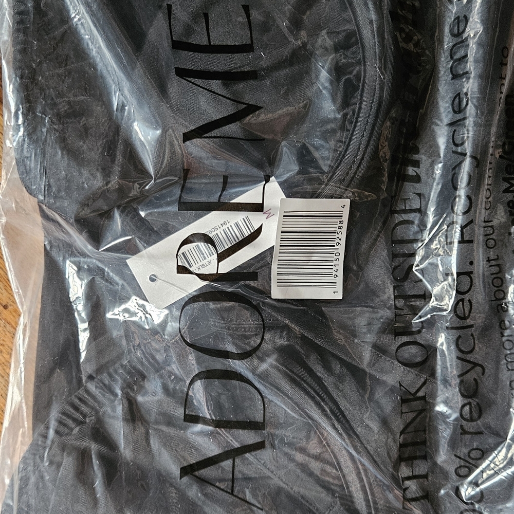 Adore Me Black 1 Piece bathing suit Keyhole Front Cross Strap Back BNWT S M L - Picture 6 of 7